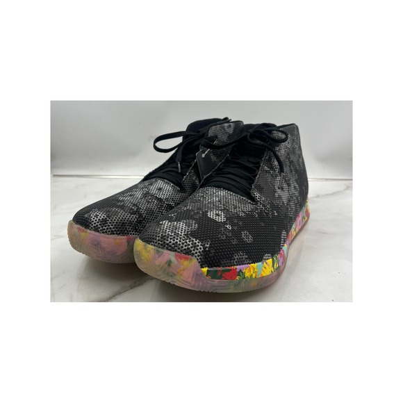 NOBULL Other - NOBULL Court Mid-Top Shoe Men 16 Women 17.5 Black White Floral SuperFabric  NWT